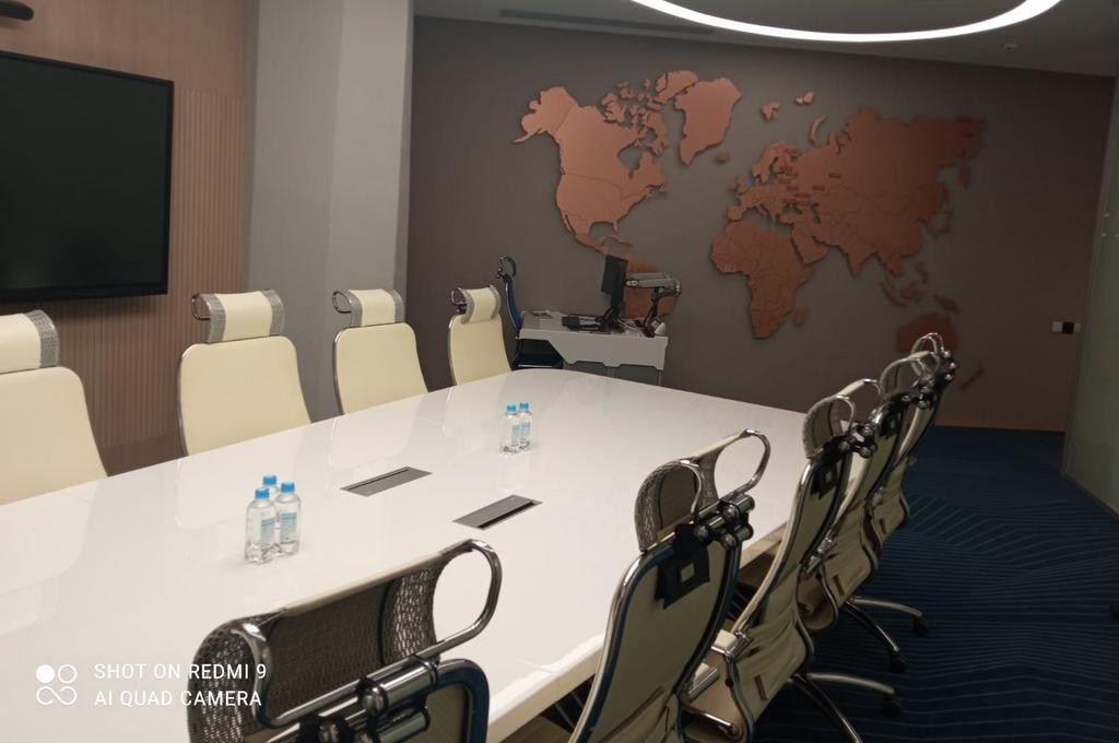 Стол переговорный мультимедийный Росэнергоатом 6